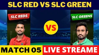 SLC Invitational t20 league 5th match | SLC Reds vs SLC Greens | SLC Greens vs SLC Reds Live Stream