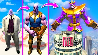 Upgrading THANOS Into GOD THANOS In GTA 5.. (Mods)