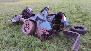 Schwerer Verkehrsunfall auf der L228 bei Heinsberg-Aphoven