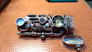 Steampunk. Чехол для зажигалки. Зажигалка своими руками.