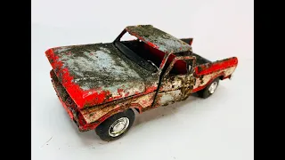 Restoration 1979 Ford F-150 Model car  Diecast restoration