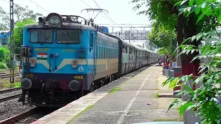 53131 Sealdah-Muzaffarpur Fast Passenger With WAG-7 Skipping Gangpur Station