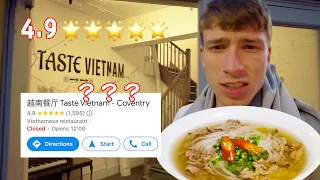 BEST REVIEWED PHO IN COVENTRY | 考文垂最高评分越南河粉真的好吃吗？