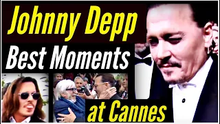 Johnny Depp BEST Cannes Festival Moments 2023 (Depp Highlights & Most Interesting / Funny Moments)