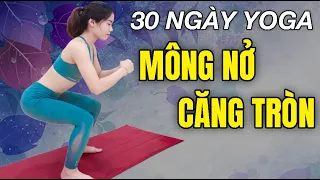 Thử thách yoga giảm mỡ - Ngày 21 - Yoga cho MÔNG NỞ CĂNG TRÒN | Hoàng Uyên Yoga