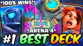 *NEW* #1 BEST DECK TO BEAT ARENA 4 IN CLASH ROYALE 2023!