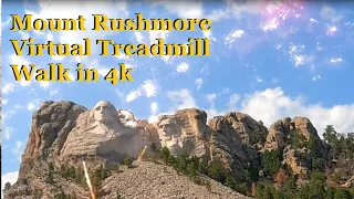 Mount Rushmore Virtual Treadmill Walk in 4k, 22 Minutes