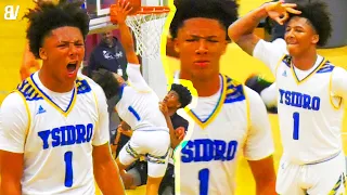 Mikey Williams 1ST STATE PLAYOFF GAME: DEEP 3'S + Jurian Dixon CARRIES! Mikey Almost Catches BODY