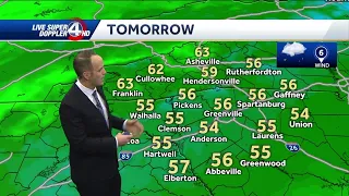 Roller coaster temperatures bring early rain