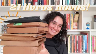 SUPER UNBOXING COM MUITOS LIVROS NOVOS | O que eu comprei na Prime Day, book haul e livros recebidos