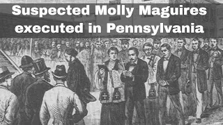 21st June 1877: Ten Irish immigrants hanged, accused of being in the Molly Maguires secret society