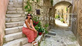 Life in French Village, French food, How to eat snails, Escargot, French vlog, South of France