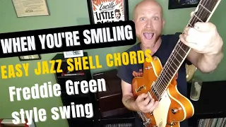 When You're Smiling - Swing Guitar Lesson with Chord Diagrams