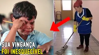 Ele foi ridicularizado por ser filho da faxineira em escola de rico. Mas bolou a melhor vingança