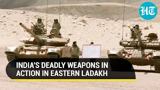 India Battleready Amid Chinese Threat; Army Deploys Deadly New Tanks, Howitzers In Ladakh | Watch