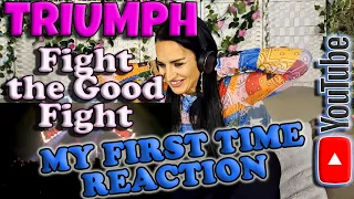 First Time Reaction to Triumph - Fight The Good Fight (Live in Halifax)