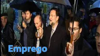 Manuel Baltar presidente del PPOU, con Rajoy y Feijoo