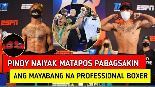 Pinoy Naiyak Matapos Pabagsakin ang isang American Professional Boxer