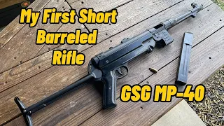 My First SBR - The GSG MP40