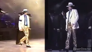 Michael Jackson : Comparison Smooth Criminal Helsinki '97 vs Bucharest '96