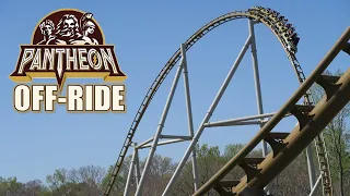 Pantheon Off-Ride Footage, Busch Gardens Williamsburg Intamin Launch Coaster | Non-Copyright