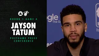 Jayson Tatum Full Postgame Media Availability | Game 4 vs Miami Heat | NBA Eastern Conference Finals