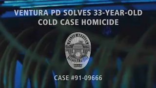 Ventura PD solves 33-year-old cold case homicide
