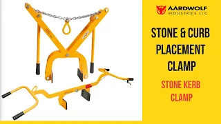 Stone & Curb Placement Clamp | Stone Kerb Clamp | Aardwolf