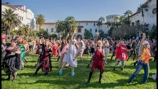 Thriller 2017 Santa Barbara - Sunken Gardens & Flashmobs all over town!