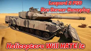 Leopard 2 PSO Dev Server Gameplay - Better Armor AND Engine For The New German King [War Thunder]