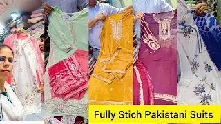 Eid Special Fully Stitch Pakistani Suits @vlogswithshama5526 #karachisuits #pakistanisuits #chowk