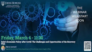 Italy's Economic Policy after Covid: The Challenges and Opportunities of the Recovery Plan