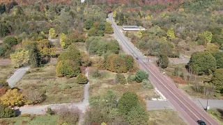 Centralia, Pa drone veiw of town