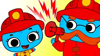 Firefighters Song and more #2 | Kit and Kate Nursery Rhymes & Kids Songs