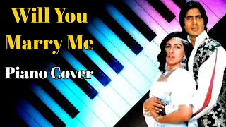 Will  You Marry Me |Mard| Amitabh Bachchan, Amrita Singh  piano Cover Song Sanjeev pianist