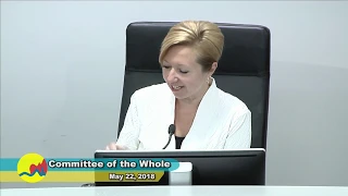 Committee of the Whole - May 22, 2018