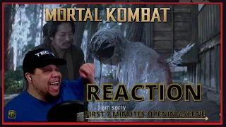 MORTAL KOMBAT - FIRST 7 MINUTES OPENING SCENE 2021|| REACTION || NONPFIXION