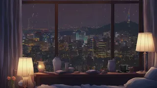 Withletto, Seoul night view, Lofi music. jazz Lofi. Let's listen to music and study together!