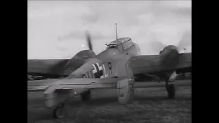 Luftwaffe Messerschmitt Bf 110 footages compilation