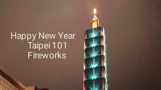 Taipei 101 New Year Fireworks || JF WorldNews