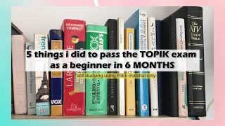 5 tips to passing the TOPIK exam (i scored 179/200!) 🙌 | how to pass the TOPIK exam in 2021