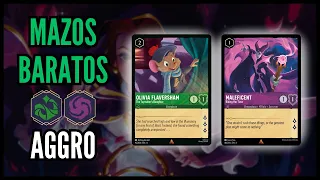 Mazos Baratos: EMERALD AMETHYST AGGRO 🟢🟣 | Azurite Sea - Lorcana en Español