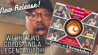 New Release: 2020/21 Panini Chronicles Basketball Hobby Box! We Pulled TWO Golds & A HOF Auto!