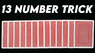THE 13 NUMBER SELF WORKING MATHS CARD TRICK REVEALED!