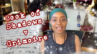 Book of Shadows v Grimoire | Mistakes I Made While Witching