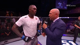 The Ultimate Fighter Finale: Israel Adesanya Octagon Interview
