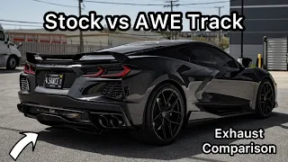 C8 Corvette - Stock vs AWE Track Exhaust (Coldstart/Revs/Flyby)