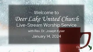 Sunday, January 14, 2024: "Hide and Seek" with Rev. Dr. Joseph Kyser
