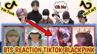 BTS REACTION TIKTOK BLACKPINK LISA PART12 [FANMADE] 💗💜