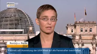 Bon(n)jour Berlin: Daniela Vates u.a. zu Angela Merkel und der Reform der Bundeswehr am 11.05.2016